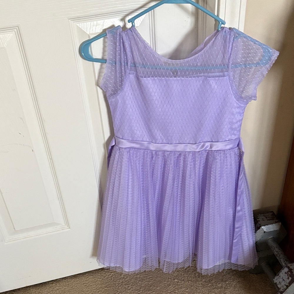 Wonder Nation Lilac Mesh Dress